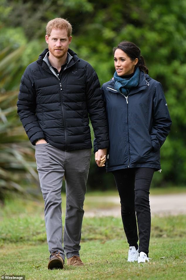 Prince Harry and Meghan visit Abel Tasman National Park in New Zealand on October 29