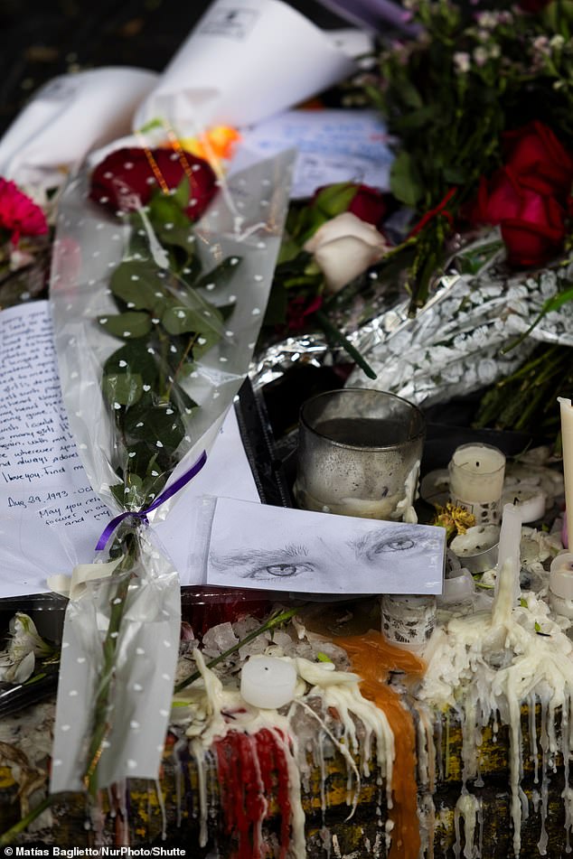 Moving floral tributes were left outside the Casa Sur Hotel in the Argentine capital following the death of the former One Direction star