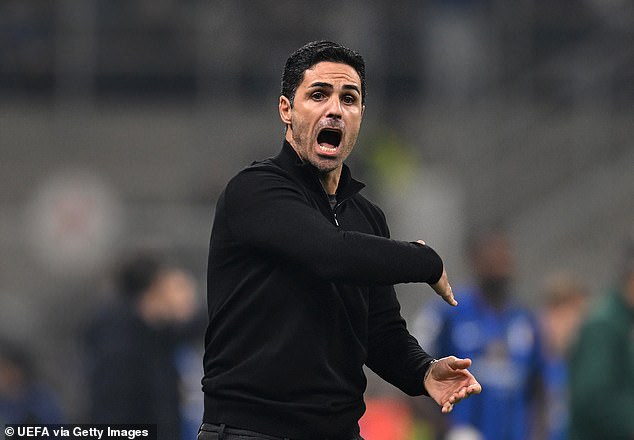 Mikel Arteta's team fell to 13th place in the Champions League standings, out of a total of 36 teams