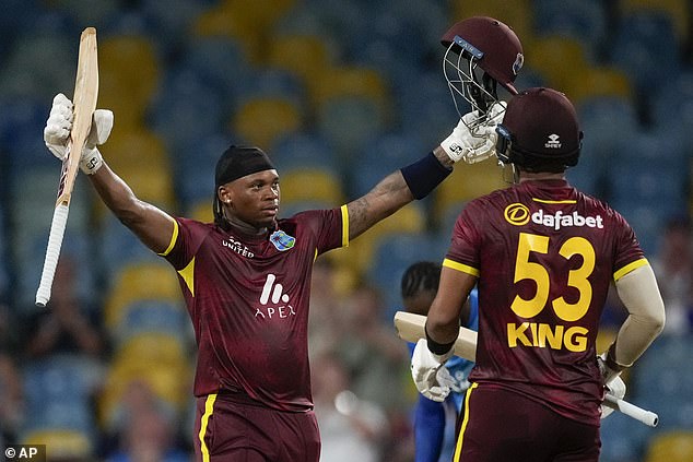 Keacy Carly was one of two West Indies players to score a century against England on Wednesday.