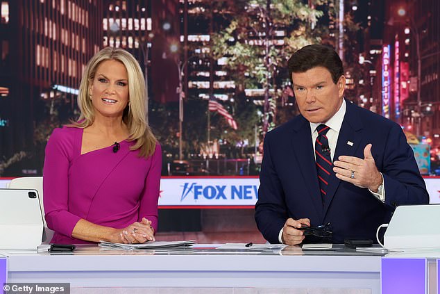 The accidental comment came as host Bret Baier was providing late-night analysis just after 2 a.m. ET.