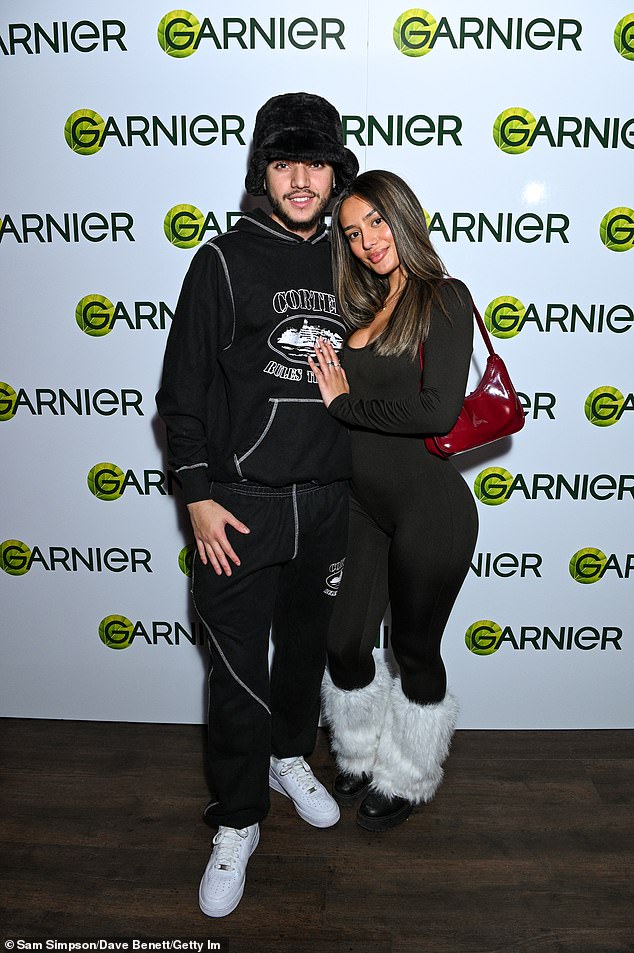 The son of Peter Andre and Katie Price, 19, looked in good shape as he cuddled up to his girlfriend Jasmine Orr, 24, at the karaoke evening hosted by brand ambassador Davina McCall.