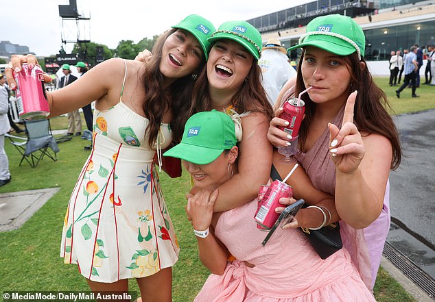 The crowd had fun on Crown Oaks Day, day three of the Melbourne Cup Carnival