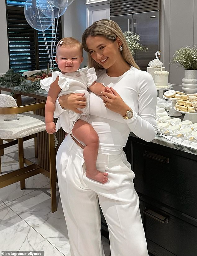 The former Love Island star revealed how he is balancing fatherhood with his career following his split (Molly-Mae and Bambi pictured)