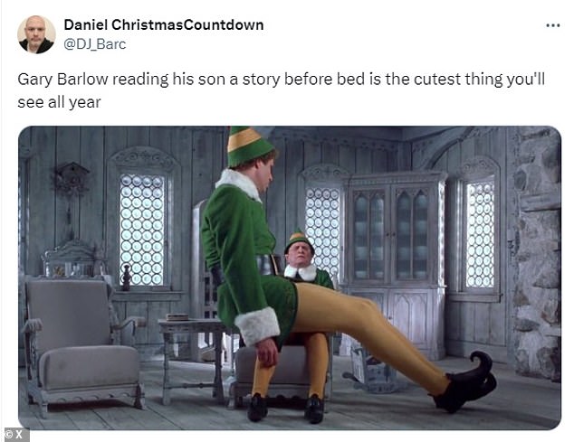 Memes compared the image to a scene from the Christmas movie Elf, where the human-sized Buddy struggles to fit into the North Pole because everything is too small for him.