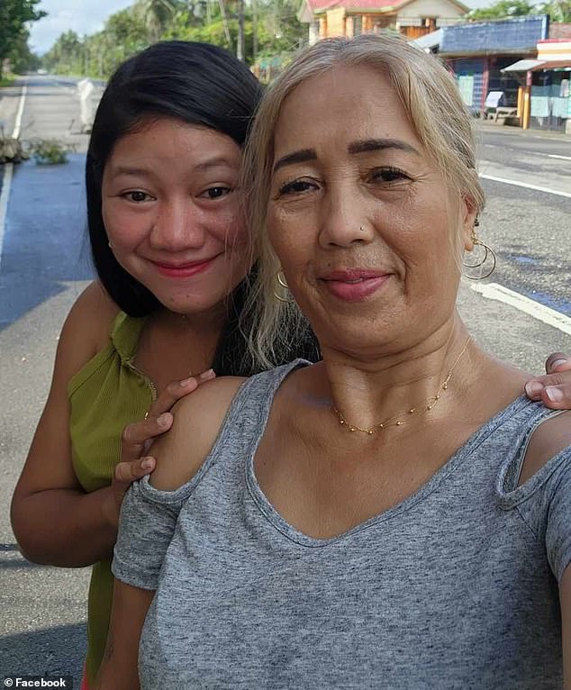 Mary Jane (pictured with her mother, Lucita) had four young children, ages 4 to 12.