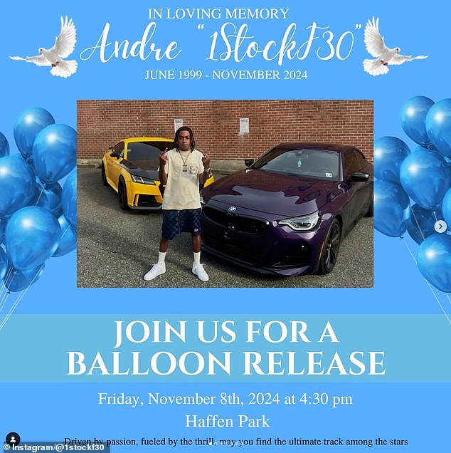 Beadle's loved ones shared a post on his Instagram account on Wednesday confirming his death and details of a memorial balloon release at Haffen Park on Friday at 4:30 p.m.