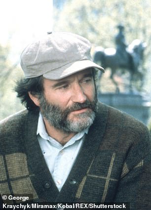 Fans compared him to Robin Williams in the 1997 film Good Will Hunting, seen above.