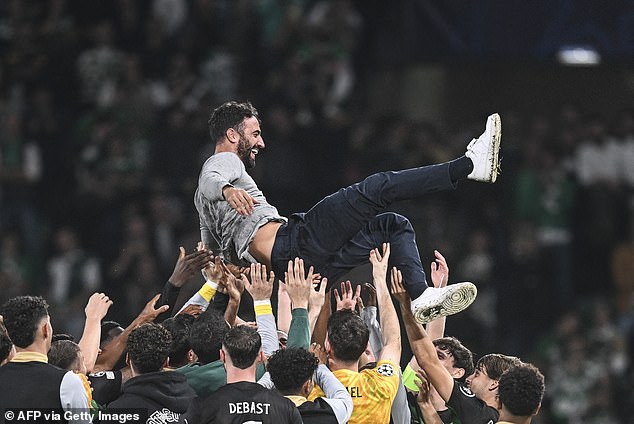 City were defeated 4-1 by Sporting Lisbon in Rubén Amorim's last game in charge of the club.