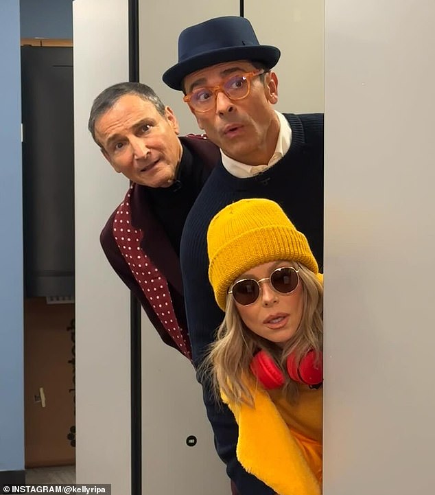 Kelly and her husband Mark Consuelos, 53, looked great for Halloween in several looks, including dressed up as characters from Only Murders in the Building.