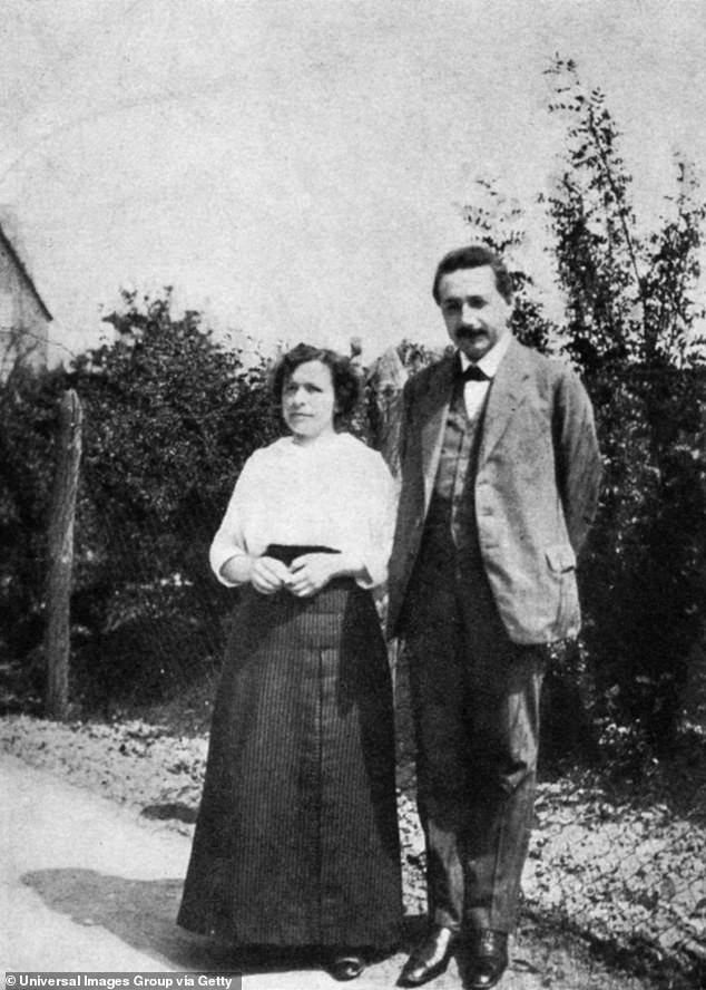 In April 1901 he told Mileva (pictured, left) of his excitement over his impending visit to Lake Como, writing suggestively: 