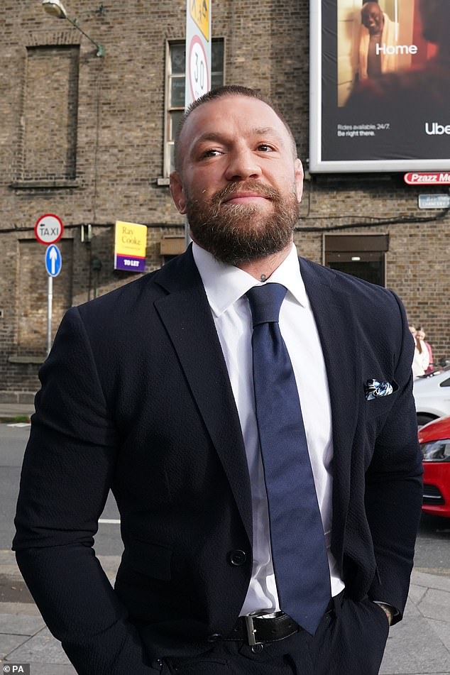 Conor McGregor (pictured) allegedly raped hairdresser in hotel