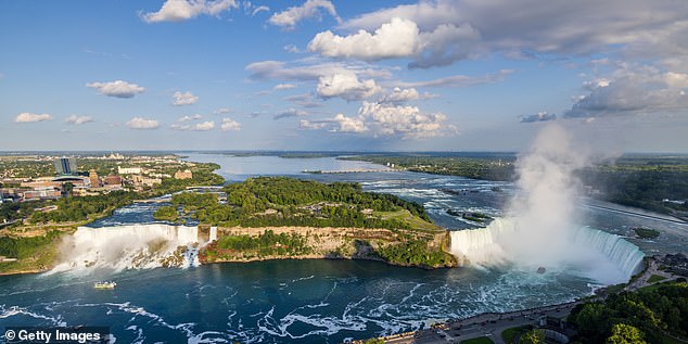 The mystery woman, who has yet to be found, was last seen in the water just above Horseshoe Falls, the largest of the three waterfalls that make up the notorious destination.