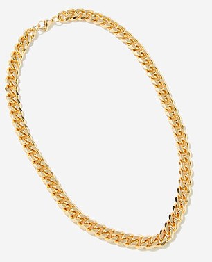 While adding a necklace can enhance an outfit or balance your body shape, a chunky chain necklace often seems more suited to older women because of its boldness.