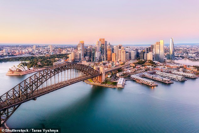 The baffling note, which was left in letterboxes in western Sydney all week, urged residents not to travel to the city.