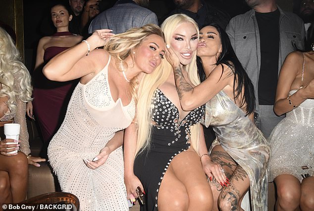 Aisleyne, Katie and Jessica feel comfortable together at the event