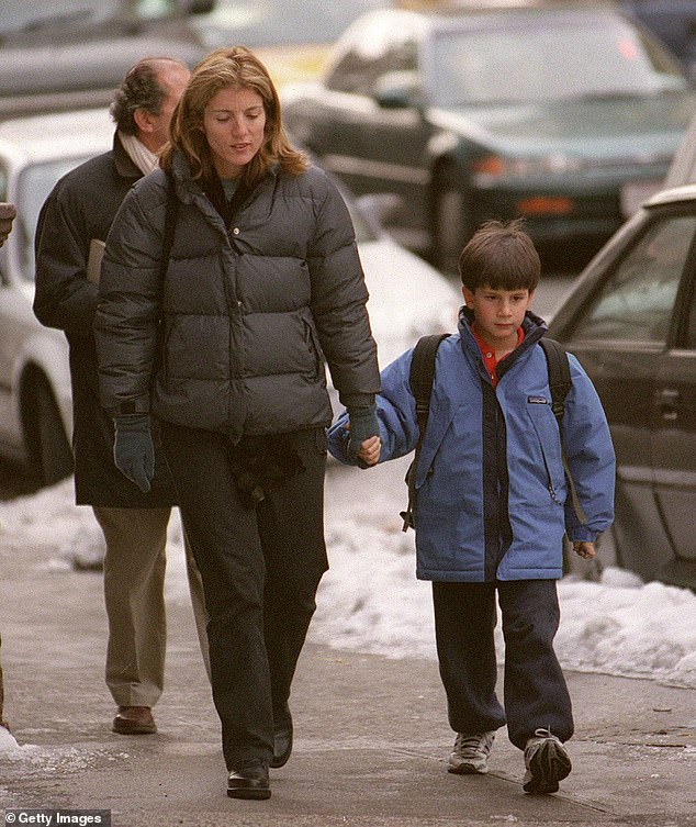 Jack (seen with his mother in 2000) is the son of JFK and his wife, the only surviving daughter of Jackie Kennedy Onassis, Caroline Kennedy, and her husband, Edwin Schlossberg.