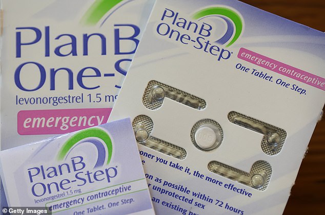 But the panic was not exclusive to abortion pills. Requests for emergency contraceptive products, such as Plan B, also skyrocketed (file photo)