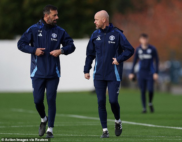 Van Nistelrooy worked as Erik ten Hag's assistant before becoming interim coach.