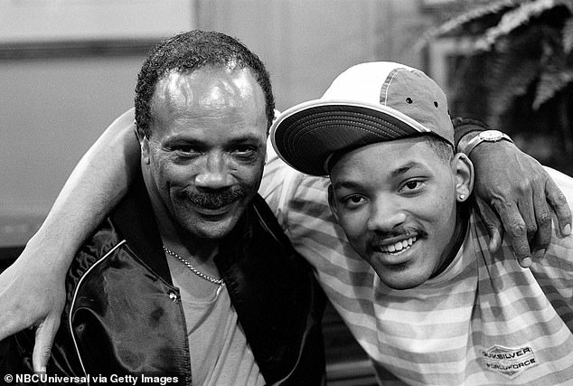 Several celebrities paid their respects to the record producer following the news of his passing; Pictured with Will Smith in 1990.