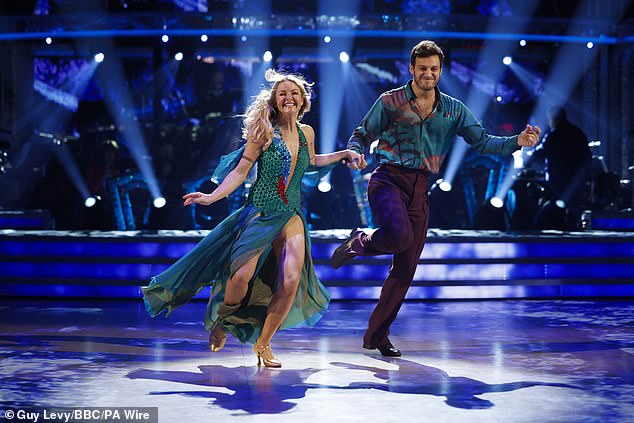 All eyes were on Sarah Hadland and Vito Coppola at Saturday's show as they danced to Heather Small's American Smooth to Proud.