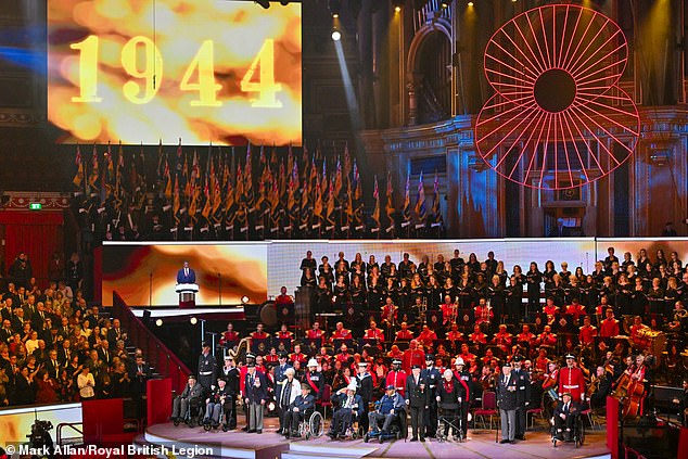 Pictured: Veterans at the Festival of Remembrance, Saturday, November 9, 2024