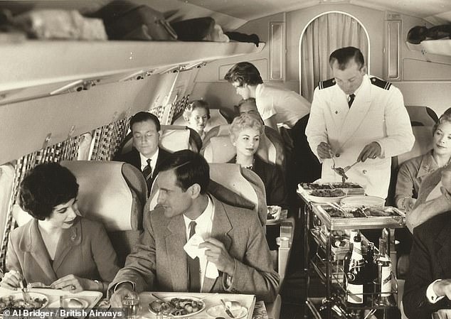 The silver service has been replaced by a reduced service and, sadly, BA, our national airline, which once called itself 