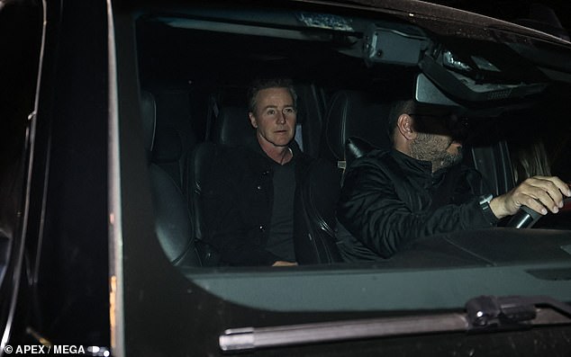 Edward Norton also attended the party.