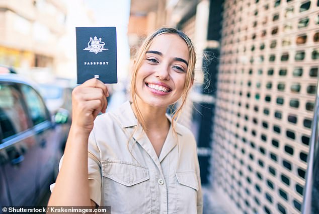 The Australian passport is now the most expensive in the world (file image)