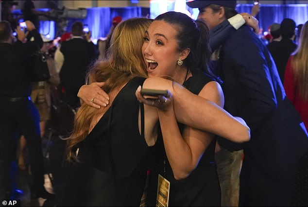 AP exit polls reveal that 40 percent of women under 30 voted for Trump, a seven-point jump from 2020. The youngest of them, ages 18 to 24, fled Harris in greater numbers and Trump won 11 points in his race with Joe Biden.