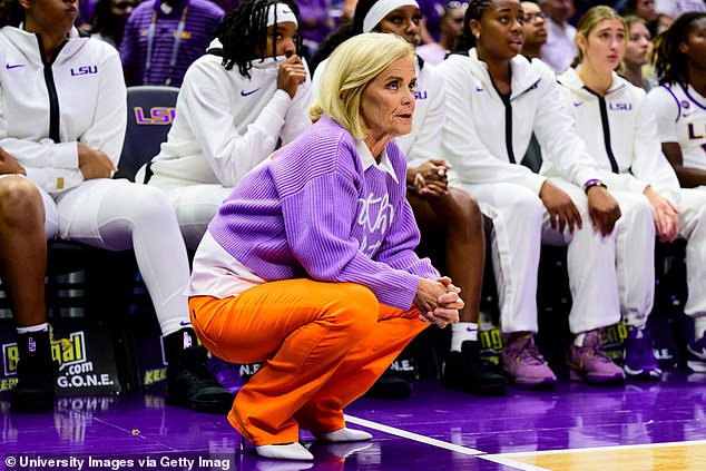 LSU women's basketball coach Kim Mulkey went after two newspapers in 2024