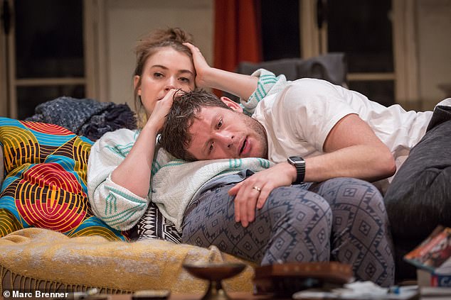 The couple's romance began in December 2017 after they met during a performance of the play Belleville at the Donmar Warehouse (pictured).