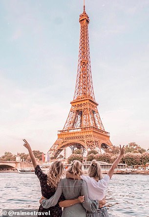 Raimee believes that the view from the second level of the Eiffel Tower 