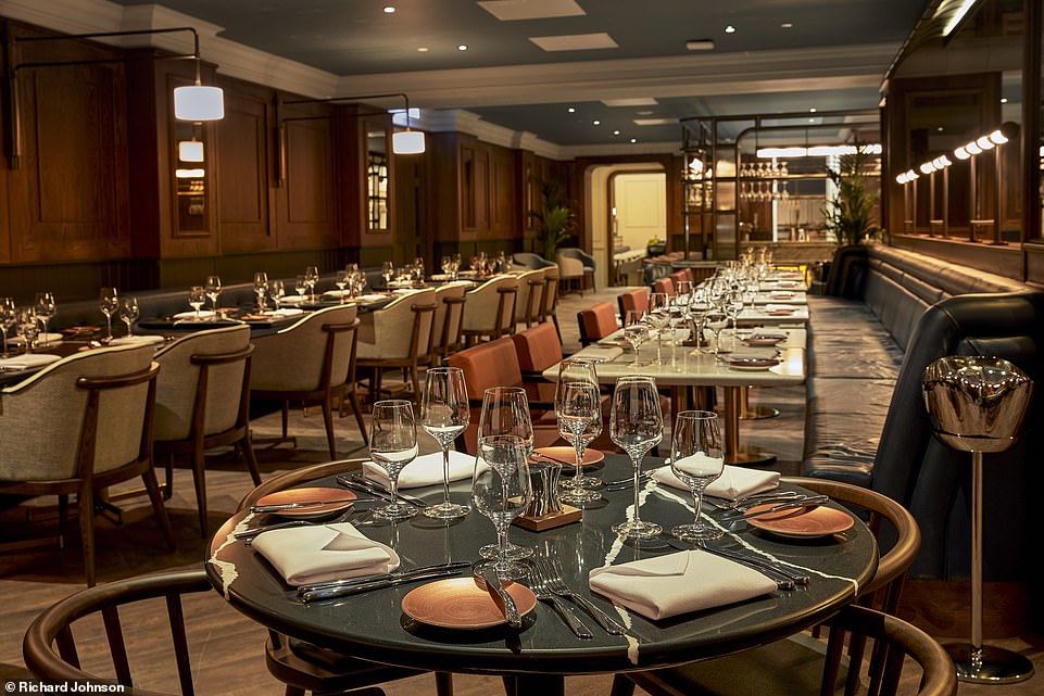 The Sorting Room, the brasserie-style restaurant with two AA-Rosettes in the hotel lobby