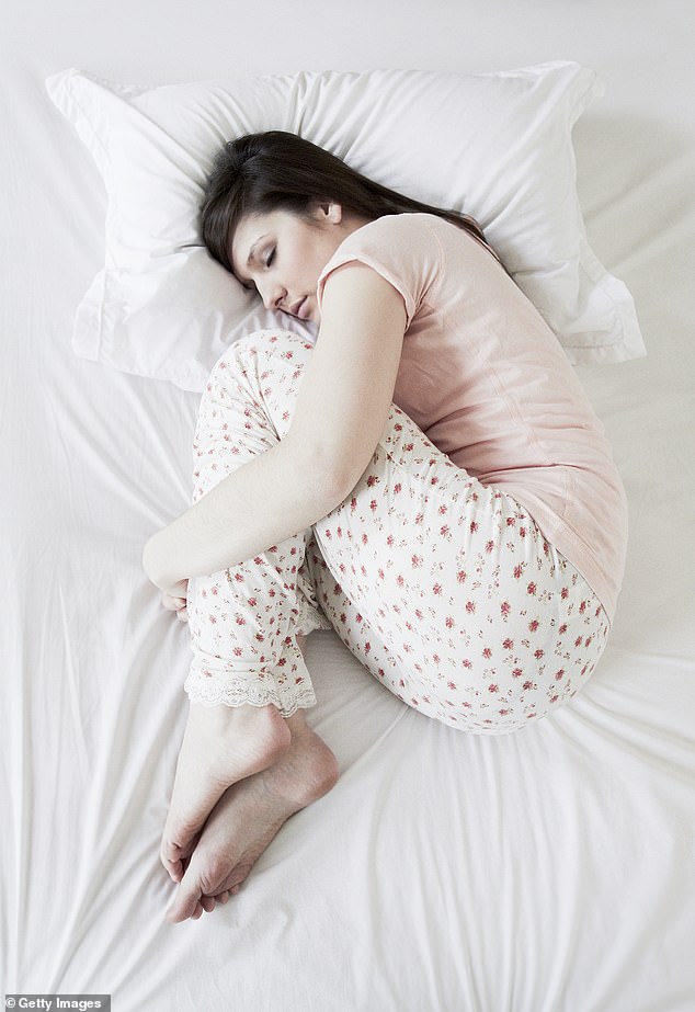 One in five people seek medical help due to distress and insomnia caused by painful cramps (file photo)