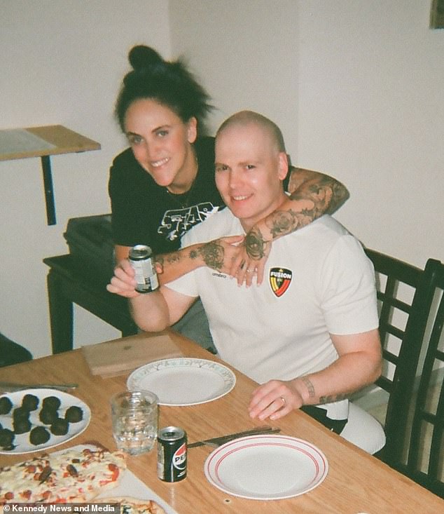 Larissa King, 34, of Vancouver, Canada, met her now-husband, convicted felon Ryan King, 42, in 2020, while she was working in the kitchen of the prison where he resides.