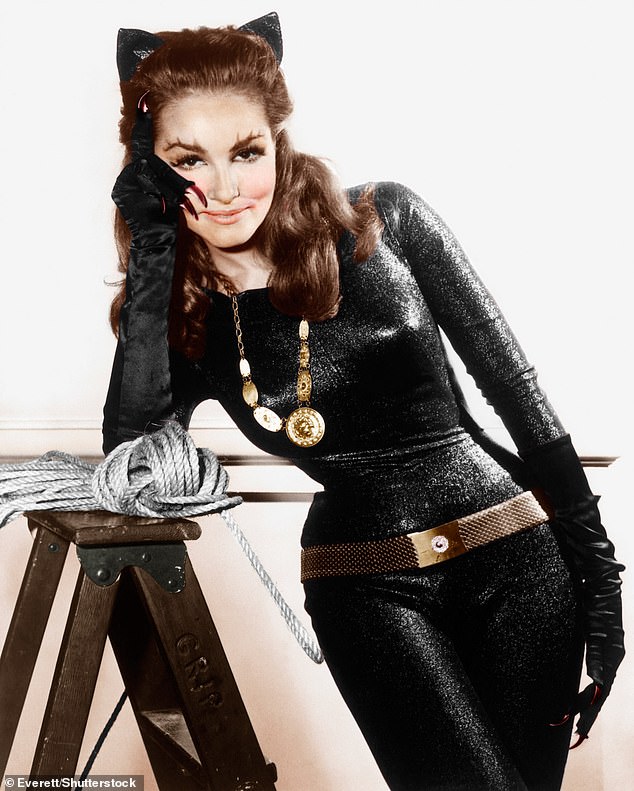 Julie was the first to play the iconic villain Catwoman, and Adam West's Batman referred to her as the 