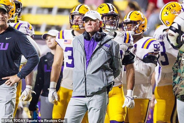 LSU coach Brian Kelly knew the penalty would likely end his team's chances of winning the game.