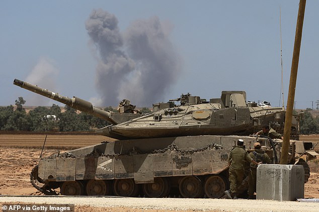 Gay men and adulterers are among those who have been tortured by Hamas, along with political opponents and anyone accused of collaborating with Israel. (Israeli army tanks take up positions in southern Israel, near the border with the Gaza Strip)