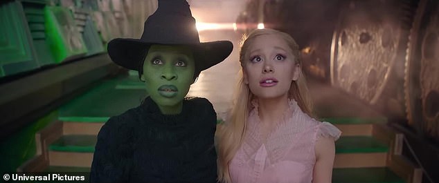 Grande and Cynthia Erivo play the two witches in the film. Both characters have dolls, but the error has only been detected in Glinda's.