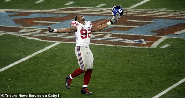 Strahan helped the Giants win the Super Bowl against Tom Brady and the Patriots in 2008.