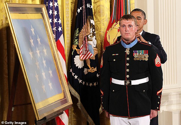 He previously received the Medal of Honor, the nation's highest medal for valor, in 2011, from President Barack Obama.