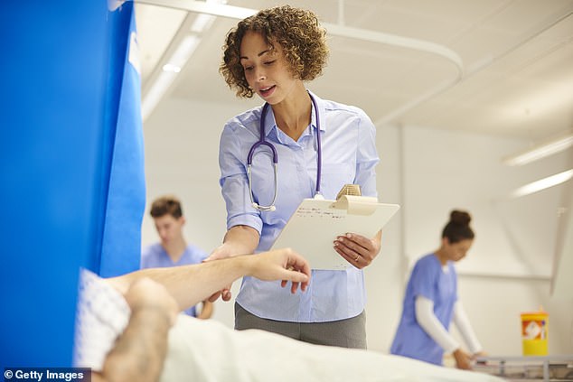 The number of UK-trained nurses leaving the Nursing Midwifery Council register in England in a decade rose from 1,607 to 2,295 between 2021 and 2024 (file photo)