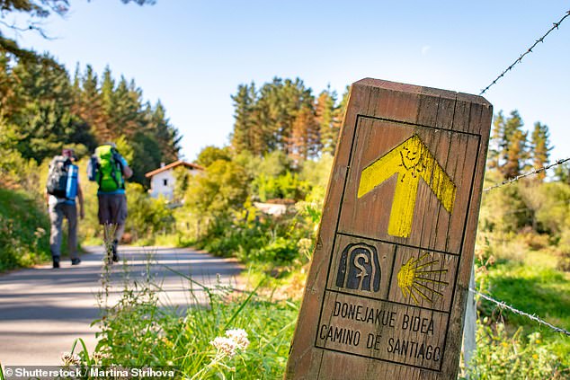 The Camino de Santiago has grown in popularity in recent years, with a record 446,000 people walking it last year, 53 percent of them women. (File image)