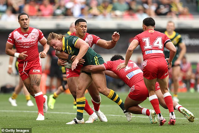 The huge crowd at CommBank Stadium on Sunday has raised expectations for Tonga's clash against Samoa next year.