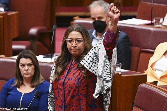 Greens deputy leader Mehreen Faruqi, who holds the party's higher education portfolio, did not use the term 