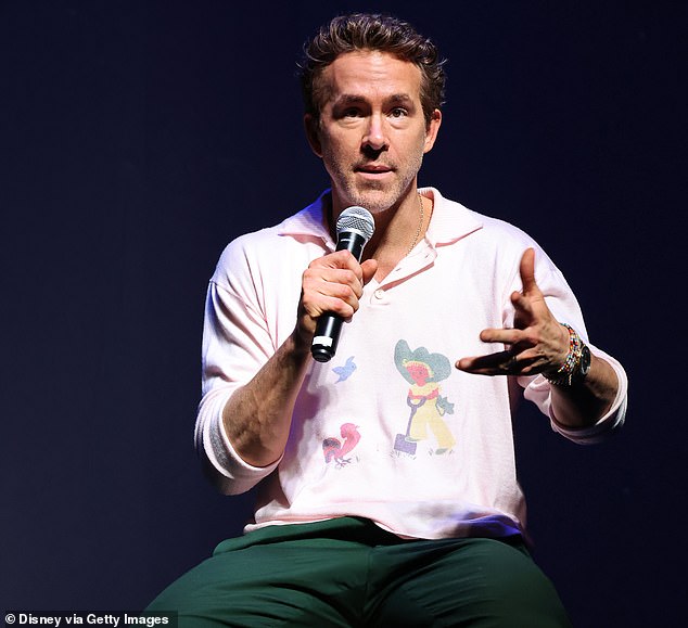 The Australian basketball player behind the viral dance show says the routine was inspired by the latest Deadpool movie, starring Ryan Reynolds (pictured).