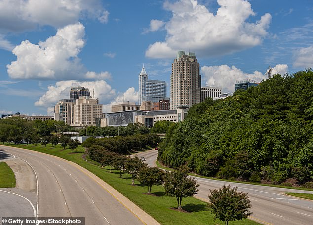 A clear street in Raleigh. Car ownership and maintenance costs in the city are among the lowest in the country.