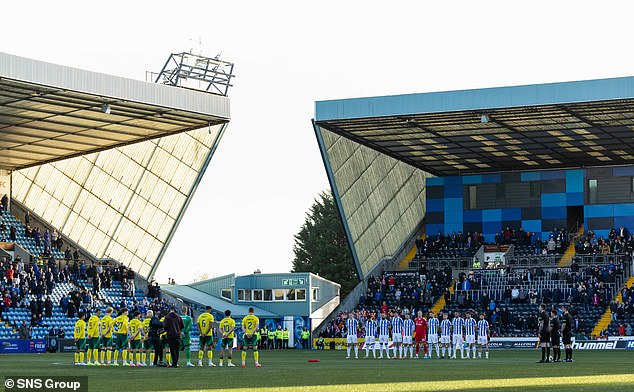 Boos could be heard from the visitors' camp as both teams paid their respects in the center circle.