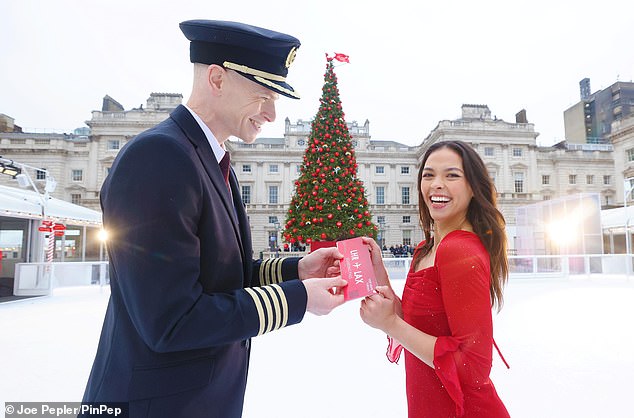 Vanessa took part in the Virgin Atlantic Holidays Christmas campaign, skating a festive route at SKATE at Somerset House